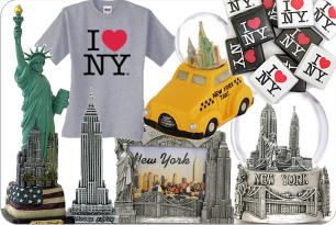 New York City Souvenirs and Gifts on Sale in Times Square