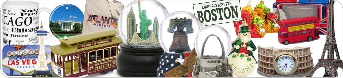 Destination themed gifts and souvenirs across the USA and around the world